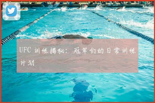 UFC 训练揭秘：冠军们的日常训练计划